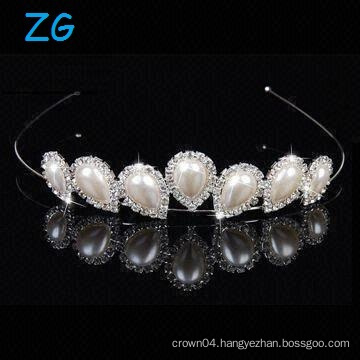 Wedding Bride Pearl crowns, Elegant Wedding Tiara, Girls Pearl Tiaras